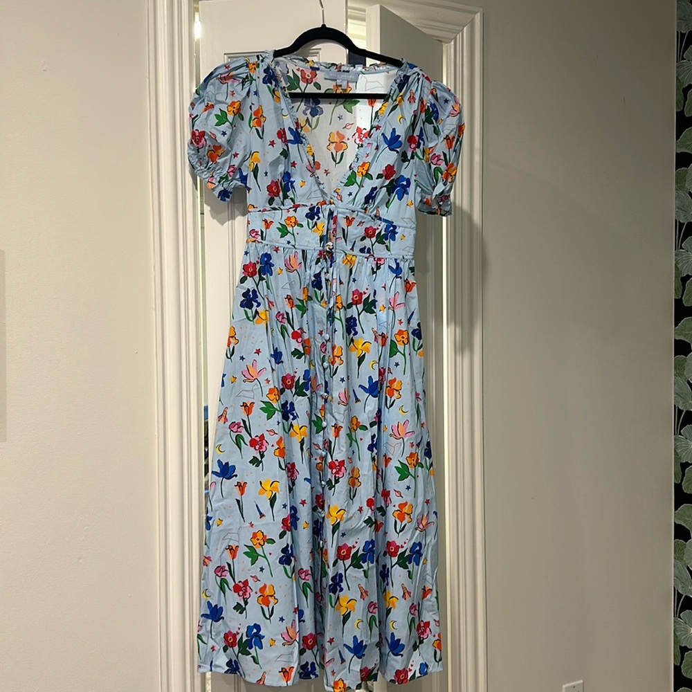 Hill House space floral dress